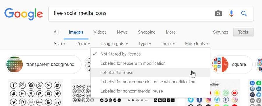 Choose a Social Media Icon