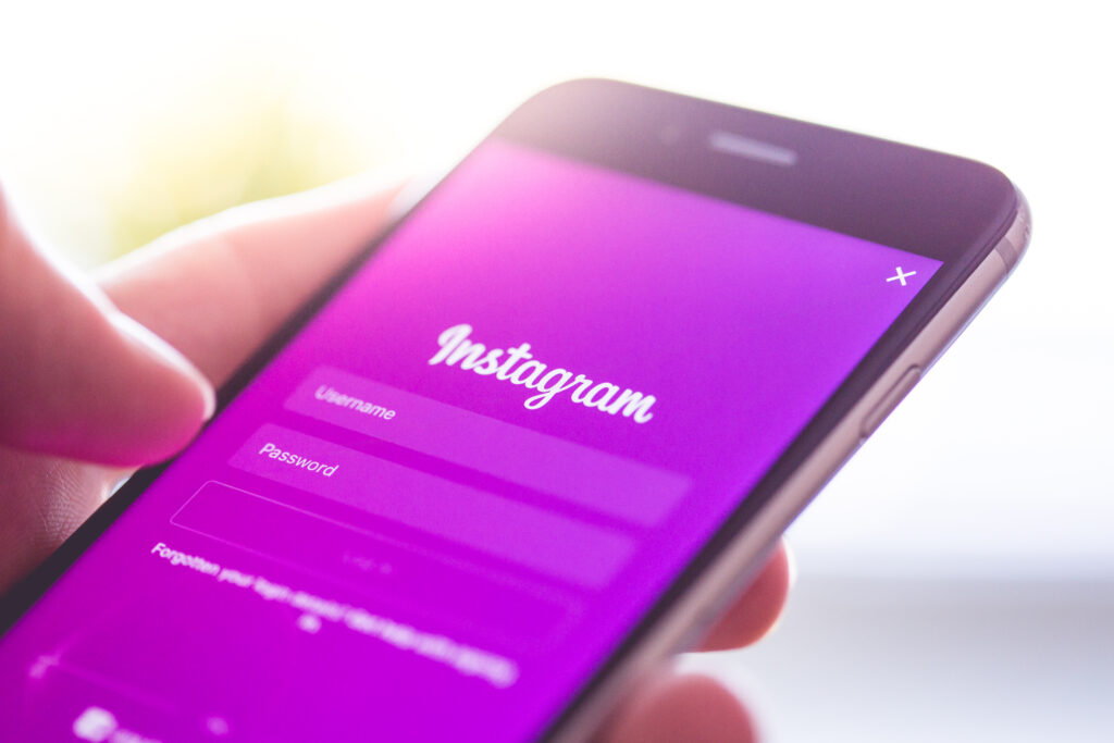 instagram login