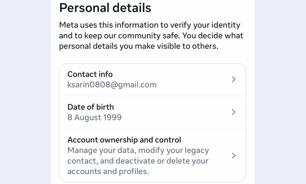 Account Ownership and Control