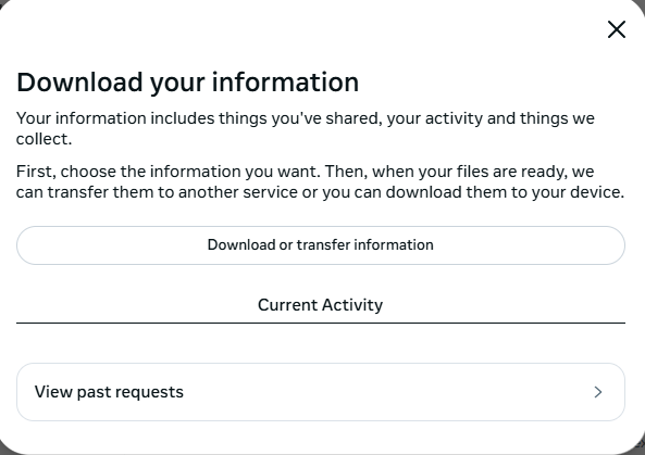 download or transfer