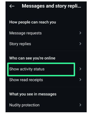 Instagram- Status
