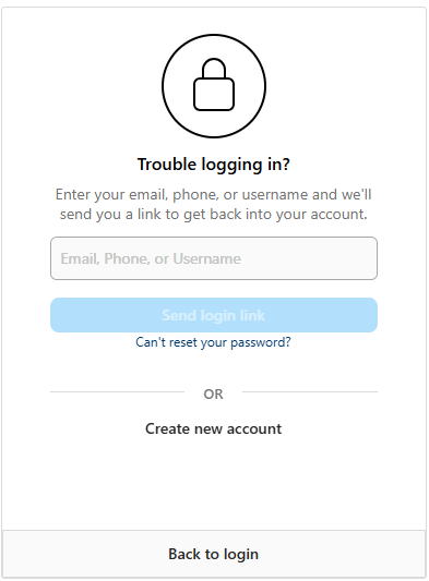Forget Password