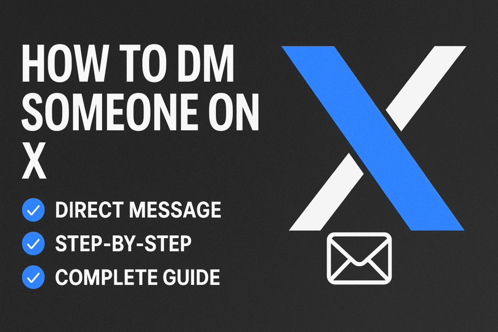 How to DM Someone on X