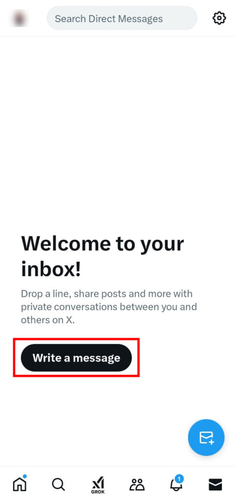 Write a message