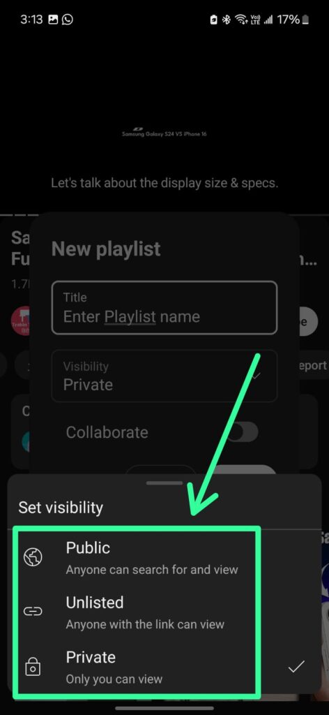 Choose Privacy Settings