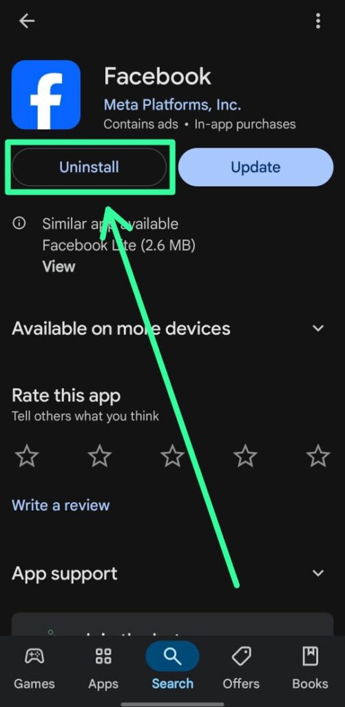 Uninstall