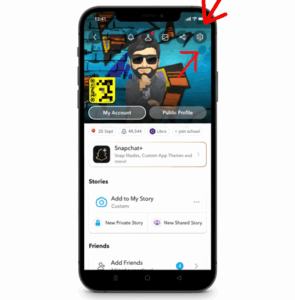 Click on Setting Icon