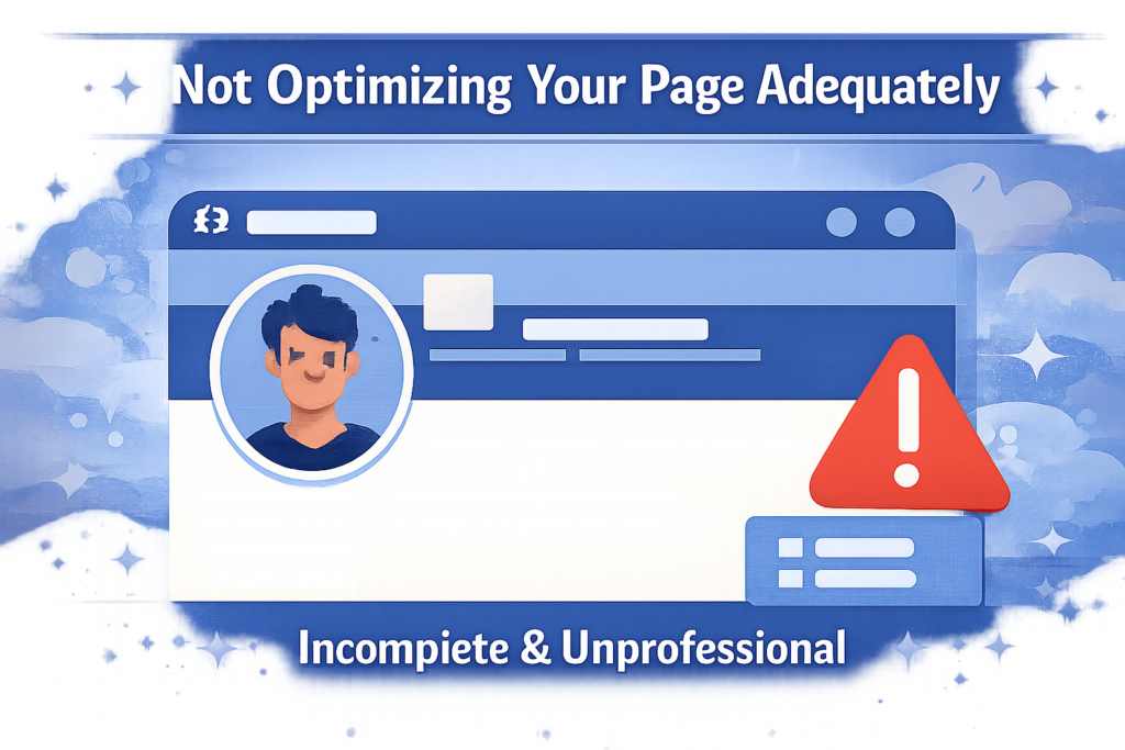 Not Optimizing Your Facebook Page