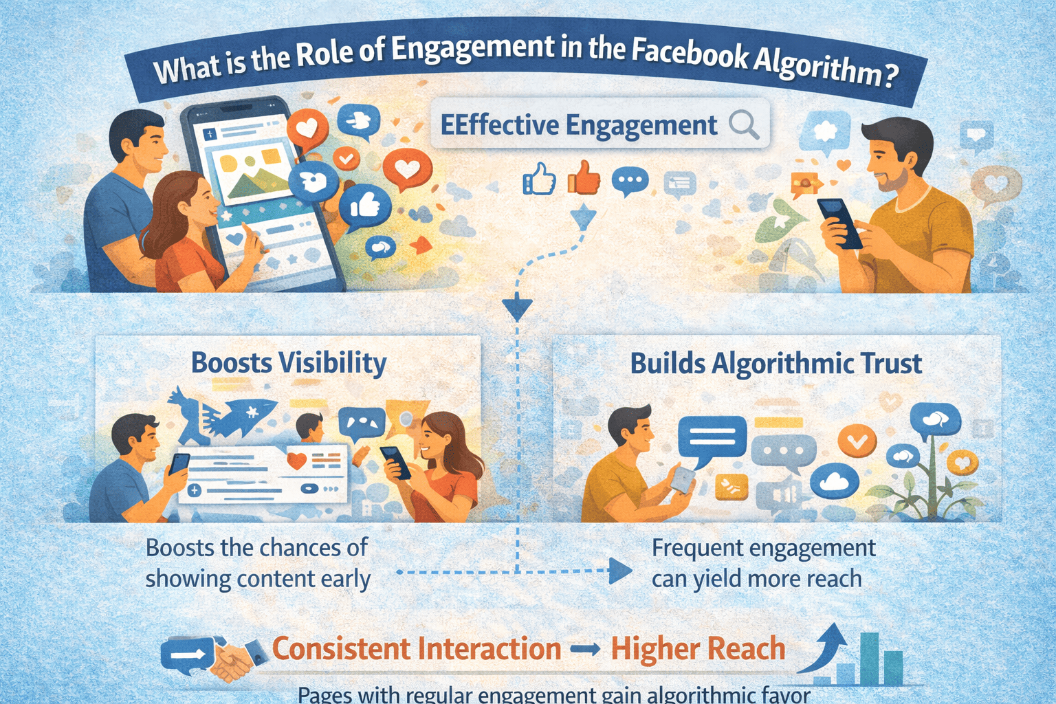 How do Facebook Likes, Shares, and Comments Drive Brand Growth? Engagement and Facebook algorithm explained