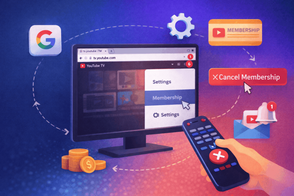 How To Cancel YouTube TV Subscription? Cancel YouTube TV on a Web Browser