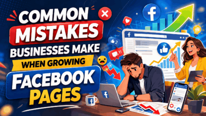 Common Mistakes Businesses Make When Growing Facebook Pages