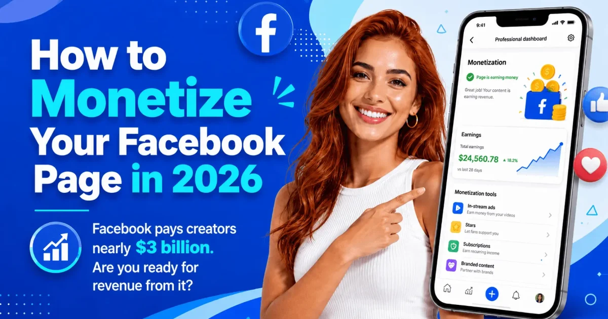 How to Monetize Facebook Page in 2026