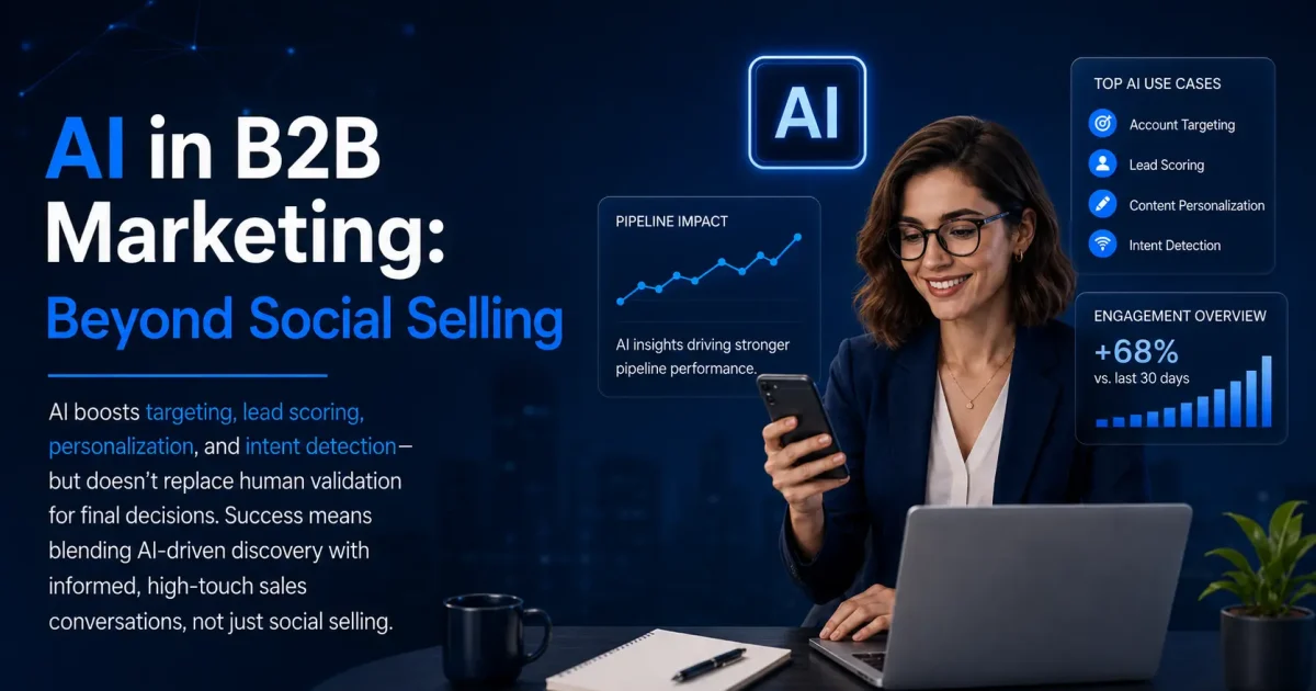 AI in B2B marketing: How It Redefines Social Selling