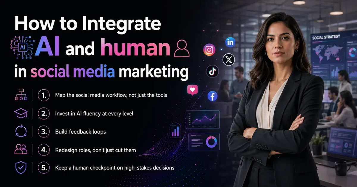 How AI and Human in Social Media Marketing Delivers Value in 2026