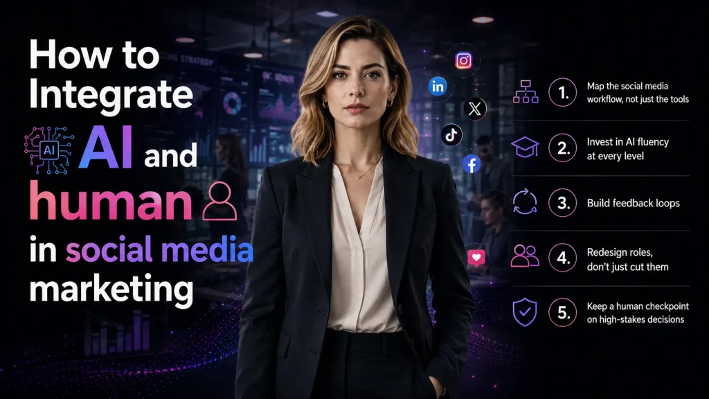 How AI and Human in Social Media Marketing Delivers Value in 2026 AI and human in social media marketing