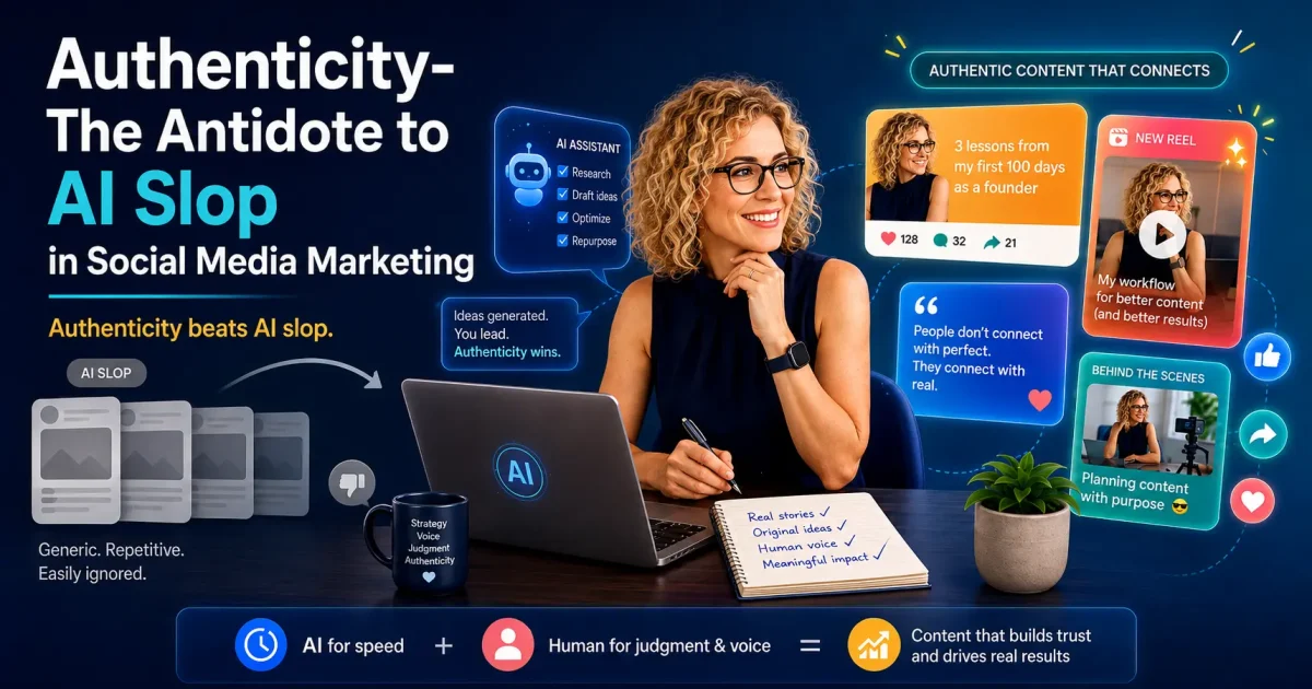 Authenticity as the Antidote to AI Slop in Social Media Marketing