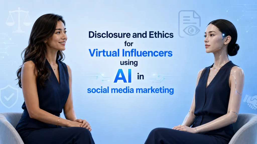 Disclosure and Ethics: Role of Virtual Influencers using AI in Social Media Marketing virtual influencers using AI in social media marketing