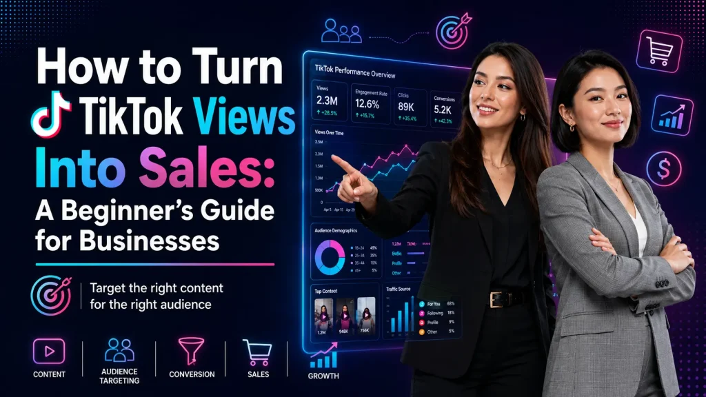 How to Turn TikTok Views Into Sales: A Beginner’s Guide for Businesses tiktok views