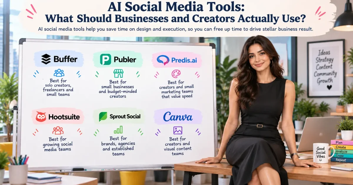 AI Social Media Tools: What Should Businesses and Creators Actually Use?