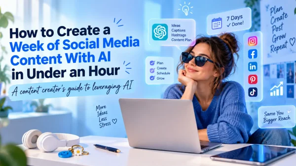 Create a Week of Social Content With AI