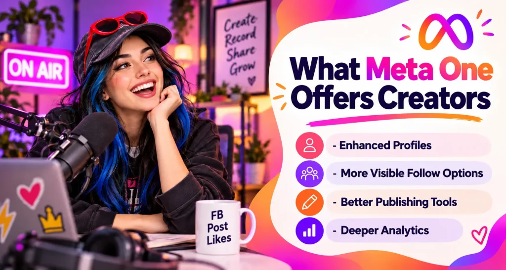 Instagram Plus and Meta One: What Creators Need to Know Meta One Creator Studio Infographic